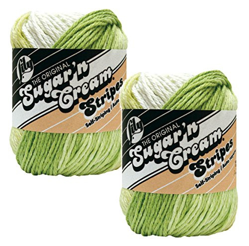 Bulk Buy: Lily Sugarn Cream Stripes (2-pack) (Lime Stripes)