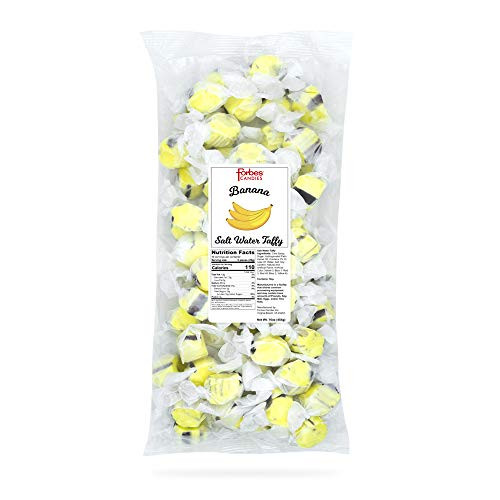 Forbes Candies Salt Water Taffy, Banana, 1 Lb