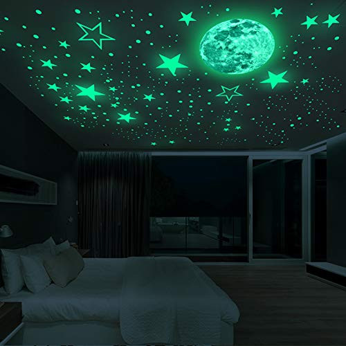 Glow in The Dark Stars Wall Stickers, 437pcs Adhesive Dots and Moon for Starry Sky, Adhesive Glow Stars for Kids Bedroom,Luminous Stars Stickers Create a Realistic Starry Sky,Room Decor,Wall Stickers Glow in The Dark Stars Wall Stickers, 437pcs Adhesive Dots and Moon for Starry Sky, Adhesive Glow Stars for Kids Bedroom,Luminous Stars Stickers Create a Realistic Starry Sky,Room Decor,Wall Stickers