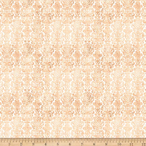 QT Quilt Fabrics My Story Brocade Light Tan