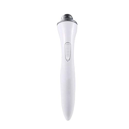Eye Massager Eye Massage Pen Anti-Wrinkle Wand Electric Vibration Skin Beauty Tool for Relieve Dark Circles Puffiness Fatigue White