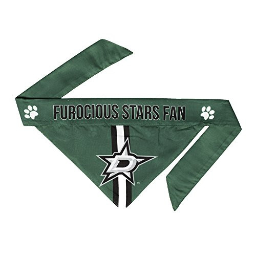 Littlearth NHL Dallas Stars Pet Bandanna, Medium, Team Color (520601-STAR-M)