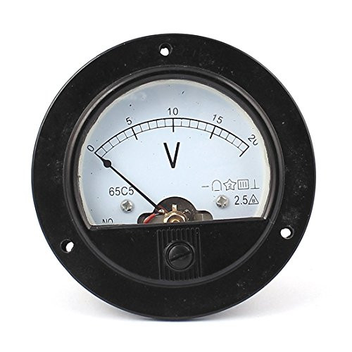 Baomain 65C5 Analogue Panel Meter Volt Voltage Gauge Analog Voltmeter DC 0-20 V
