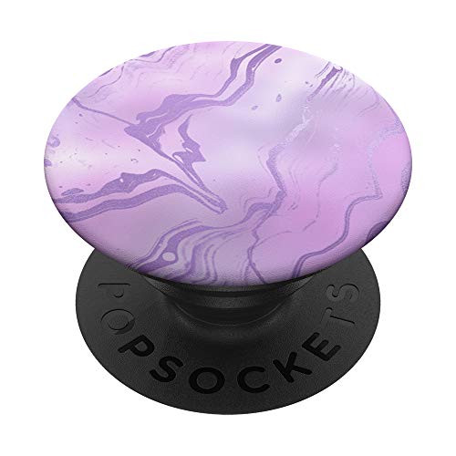 Lilac Purple Lavender Swirl Pattern For Women and Girls PopSockets Grip and Stand for Phones and Tablets