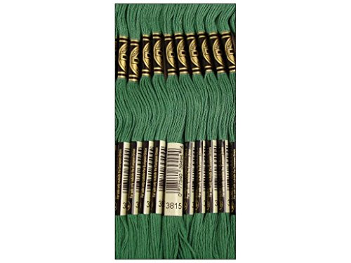 Bulk Buy: DMC Thread Six Strand Embroidery Cotton 8.7 Yards Dark Celadon Green 117-3815 (12-Pack)