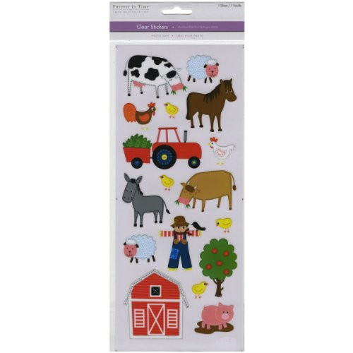 Multicraft Imports Classic Stickers, Barnyard