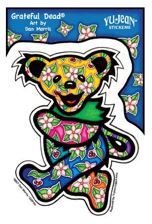 Dan Morris - Grateful Dead Tropical Dancing Bear - Sticker / Decal