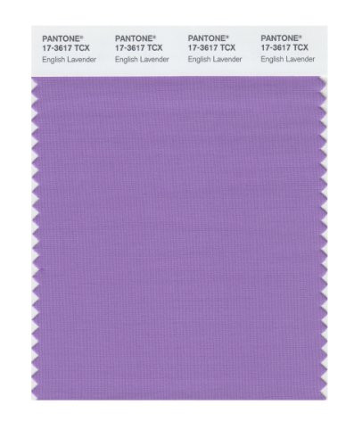Pantone 17-3617 TCX Smart Color Swatch Card, English Lavender