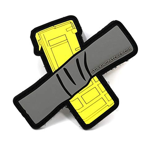 Duct Tape Magazine PVC Rubber Tactical Patch   Duct Tape Banana Art Parody   Funny Morale Patch