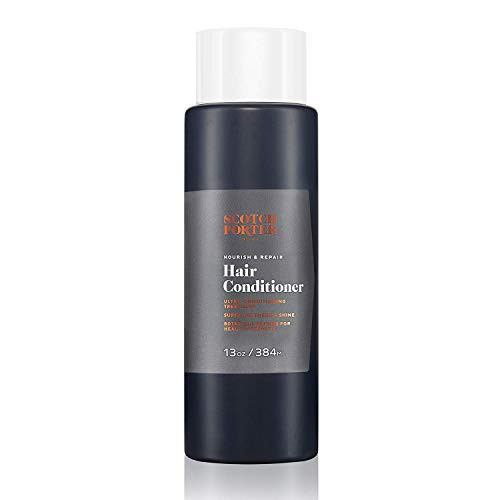 Scotch Porter Nourish  and  Repair Hair Conditioner for Men   Strengthens, Softens  and  Prevents Frizz   Formulated with Non-Toxic Ingredients, Free of Parabens, Sulfates  and  Silicones   Vegan   13oz Bottle