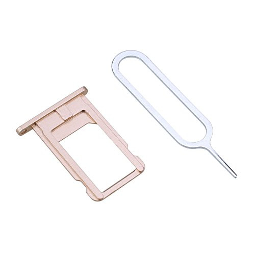 monque SIM Card Holder Slot Tray Replacement plus Sim Card Remover Eject Pin Key tool for iPhone 6