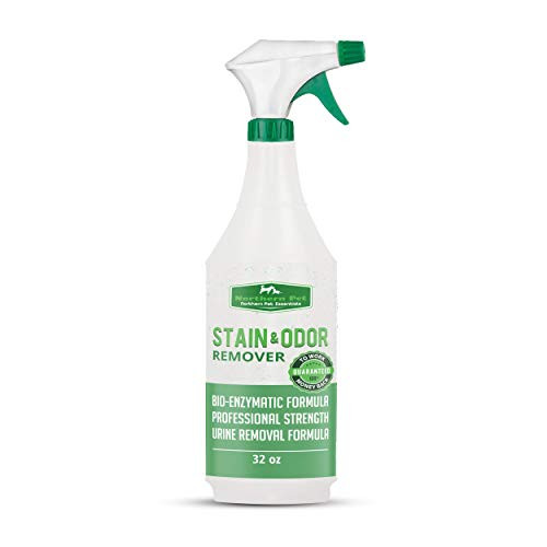 Northern Pet Professional Strength Stain  and  Odor Remover - Enzyme-Powered Pet Odor  and  Stain Eliminator for Dogs and Cat Urine - Best Carpet Cleaner -Pet Smell Remover (32oz)