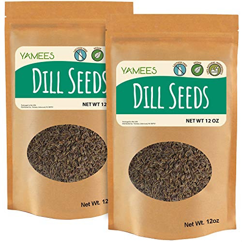 Yamees Dill Seeds BULK - 24 Oz (12 Oz Each)  Dill Seeds  Dill Weed Seeds  Seeds Dill  Bulk Spices