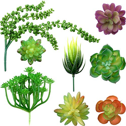 8 Pieces Large Artificial Succulents Plants, Unpotted Realistic Plants Fake Textured Succulent Picks for Indoor Outdoor Floral Arrangement Home Decor and DIY Landscape Decorations (Ordinary Surface) 8 Pieces Large Artificial Succulents Plants, Unpotted Realistic Plants Fake Textured Succulent Picks for Indoor Outdoor Floral Arrangement Home Decor and DIY Landscape Decorations (Ordinary Surface)