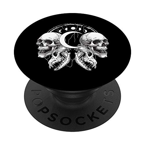 Goth Skull Moon Phases PopSockets PopGrip: Swappable Grip for Phones and Tablets Goth Skull Moon Phases PopSockets PopGrip: Swappable Grip for Phones and Tablets