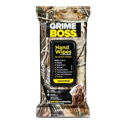 GRIME BOSS Realtree Unscented Hand and Everything Hunting and Field Wipes (24 Count) GRIME BOSS Realtree Unscented Hand and Everything Hunting and Field Wipes (24 Count)