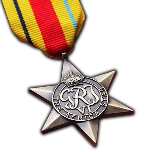 The Africa Star Military Medal WW2 Commonwealth British Military Award For   Army   Navy   RAF   REPLICA George VI