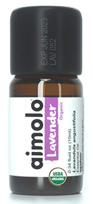 Organic Lavender Essential Oil for Aromatherapy, 100percent Pure and Undiluted 10ml