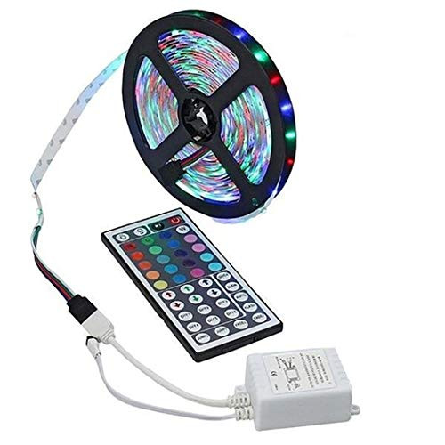 LED Strip Lights, SMD 3528 RGB LED, with 44 Key Remote Control Color Changing, for Bedroom, Home Decoration, TV Backlight, Kitchen, Bar LED Strip Lights, SMD 3528 RGB LED, with 44 Key Remote Control Color Changing, for Bedroom, Home Decoration, TV Backlight, Kitchen, Bar