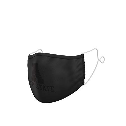 Top of the World NCAA Appalachian State Mountaineers Unisex Blackout Team Icon Face Mask, Appalachian State Mountaineers Black, One Size (MTW_350) Top of the World NCAA Appalachian State Mountaineers Unisex Blackout Team Icon Face Mask, Appalachian State Mountaineers Black, One Size (MTW_350)