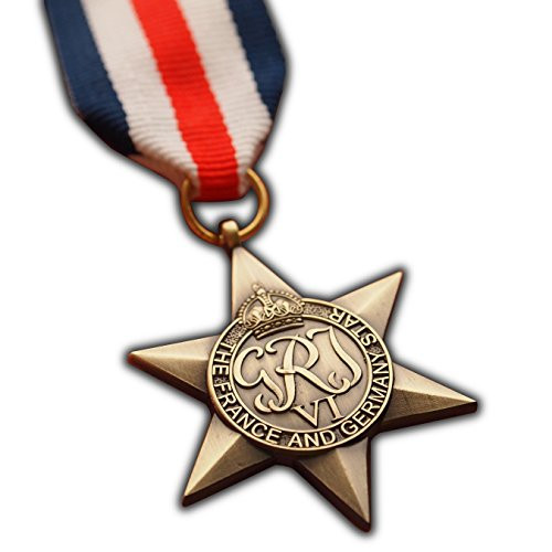 The France and Germany Star Military Medal WW2 Commonwealth British Military Award for   Army   Navy   RAF   Replica George VI