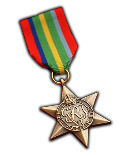 The Pacific Star Military Medal WW2 Commonwealth British Military Award For   Army   Navy   RAF   REPLICA George VI