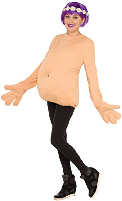 Forum Novelties Cartoon Tummy Shirt Std, Beige, Standard Forum Novelties Cartoon Tummy Shirt Std, Beige, Standard