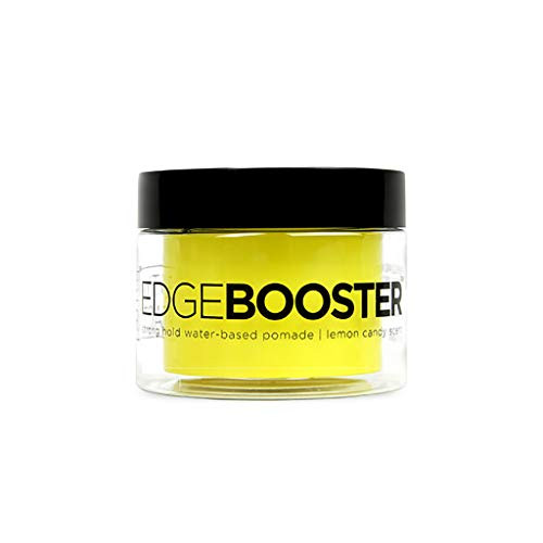 Style Factor EDGE BOOSTER Strong Hold Water Base Pomade- Excellent for Taming Edges and Braiding Hair (Lemon Candy, 3.38oz) Style Factor EDGE BOOSTER Strong Hold Water Base Pomade- Excellent for Taming Edges and Braiding Hair (Lemon Candy, 3.38oz)