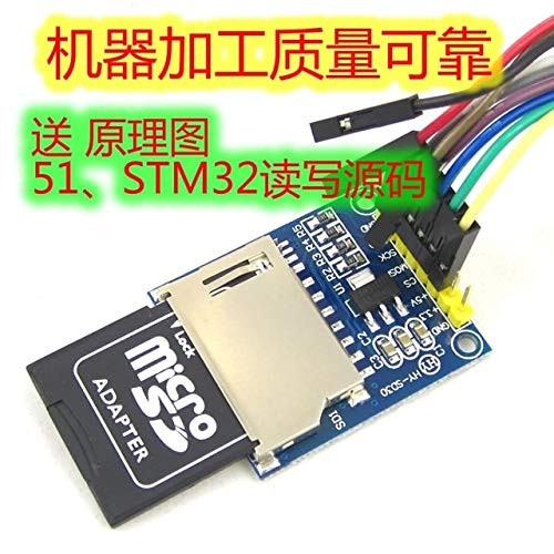 SAUJNN Mini SD Card Module SD, Speaking, Reading and Writing Module microcontroller SD SPI Interface SD Card Socket