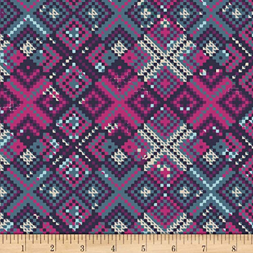 Art Gallery Mystical Land Refractions Violet Quilt Fabric