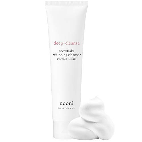 NOONI Snowflake Whipping Cleanser   Foaming Face Wash Cleanser Suitable All Skin Types   Formulated without any Sulfates (SLS, SLES)   Vegan, Cruelty-Free, PETA Certified, Korean Skincare NOONI Snowflake Whipping Cleanser   Foaming Face Wash Cleanser Suitable All Skin Types   Formulated without any Sulfates (SLS, SLES)   Vegan, Cruelty-Free, PETA Certified, Korean Skincare