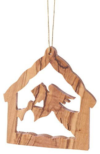 EARTHWOOD FINE WOOD PRODUCTS N-28 Olive Wood Ornament, Brown