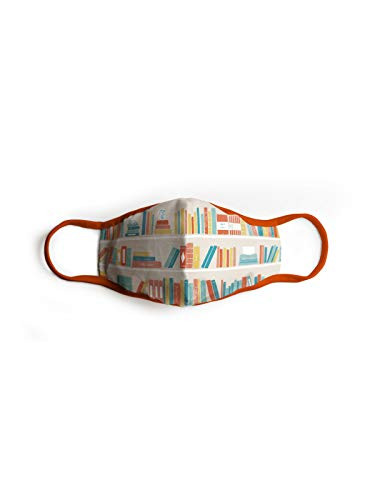 Out of Print Bookshelf Cloth Face Mask Reusable Adult Small