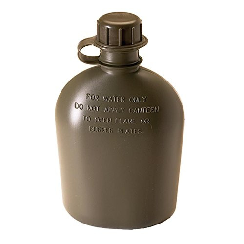 Texsport One Quart Poly Canteen, Olive Drab Color
