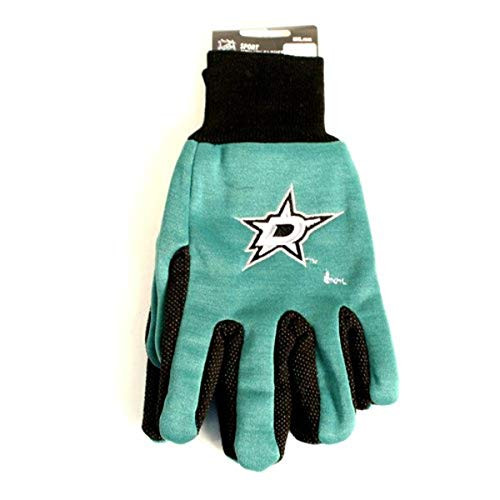 NHL Dallas Stars Two-Tone Gloves, Green/Black