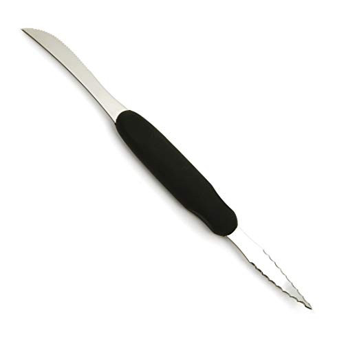 Norpro Grip-EZ Squirtless Grapefruit Knife, 8.75in/22cm, Black