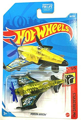 DieCast Hotwheels HW Daredevils 1/5  Poison Arrow  30/250 Yellow/Black
