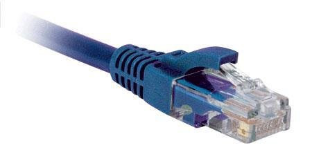 JDI TECHNOLOGIES C6-BLUE-25-M Computer Cable, RJ45 Plug, RJ45 Plug, 25 ft, 7.62 m, Blue