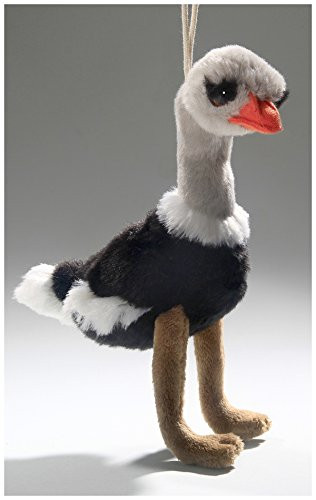 Carl Dick Ostrich, 6 inches, 20cm, Plush Toy, Soft Toy, Stuffed Animal 3331