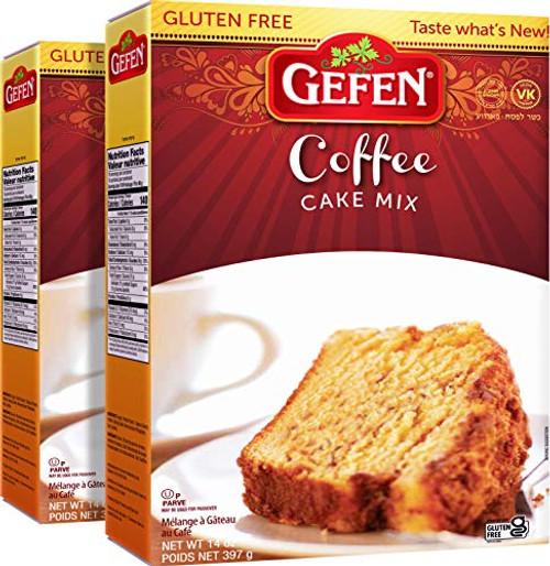Gefen Coffee Crumb Cake Mix 14oz (2 Pack) Gluten Free, Grain Free, All Natural, Kosher for Passover, Quick and Easy Instructions Gefen Coffee Crumb Cake Mix 14oz (2 Pack) Gluten Free, Grain Free, All Natural, Kosher for Passover, Quick and Easy Instructions
