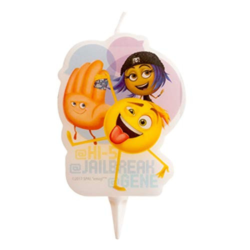 dekora Emoji Birthday Candle 3 inch dekora Emoji Birthday Candle 3 inch