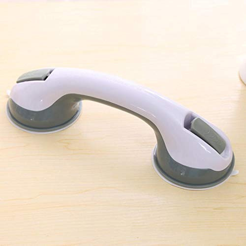 Lifegadget 1PC Bathroom Strong Vacuum Suction Cup Handle Anti Slip Support Helping GRAP Bar for Elderly Safety Bath Shower Grab Bar