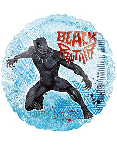Anagram Lot of 2 Marvel Black Panther 18 " Mylar Foil Balloons Comic Party Decoration, Multi-colored