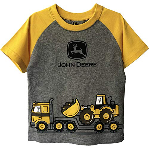 John Deere Toddler Boys Tee, Construction Yellow, 4T