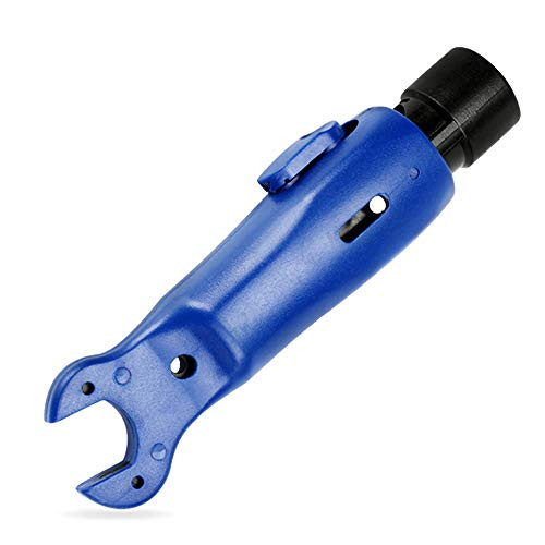 wpOP59NE Multifunctional Pen-Style RG59/6 Coax Coaxial Cable Stripper Wire Stripping Tool Tools Kit Repair Tools for Mechanics Blue