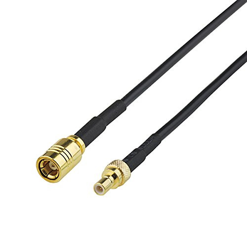 SZ-SIMON 3.3ft 100cm Rf Electrical Wire Connector SMB Male to Female Straight Assembly Extension Coaxial Cable RG174 for Wireless Antenna