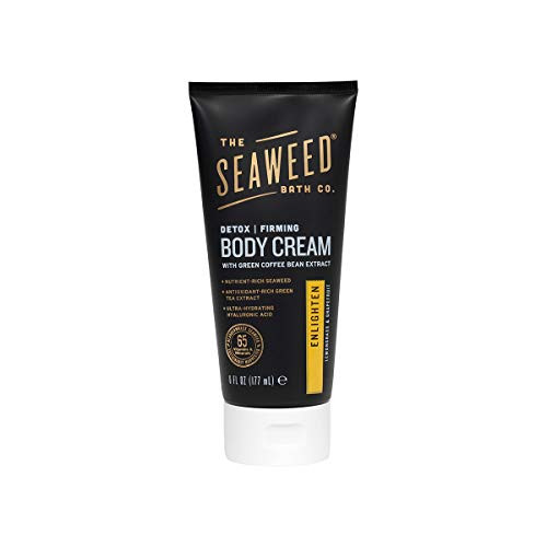 The Seaweed Bath Co. Detox Body Cream, Moisturizing Lotion, Enlighten Scent, Lemongrass, 6oz. (Packaging May Vary)