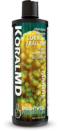 Brightwell Aquatics Koral MD - Standard Strength Coral  and  Frag Dip Cleaner  and  Conditioner Acclimator, 500ml