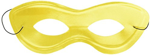 amscan Yellow Super Hero Masks, Party Accessory, 12 Ct.