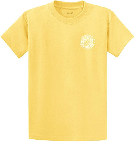 Koloa Surf.(tm)-2 Side Honu Hawaiian Turtle T-Shirt-Yellow/w-L
